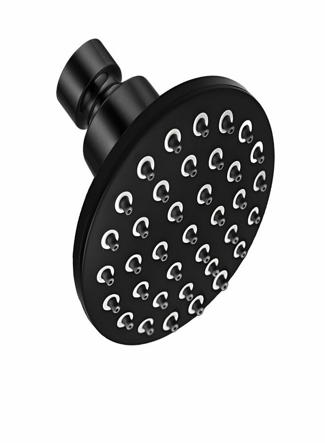 ENICET رأس دش ENICET ABS للحمام، دش مطري علوي 4 بوصة، فوهات مطاطية ناعمة سهلة التنظيف، بدون ذراع، ضغط عالٍ، ضمان لمدة عام واحد (AE150) - Image 1